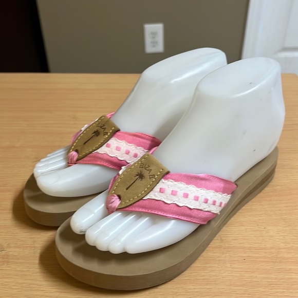 Eliza B Flip Flop Sandal Pink 6 - Picture 1 of 7